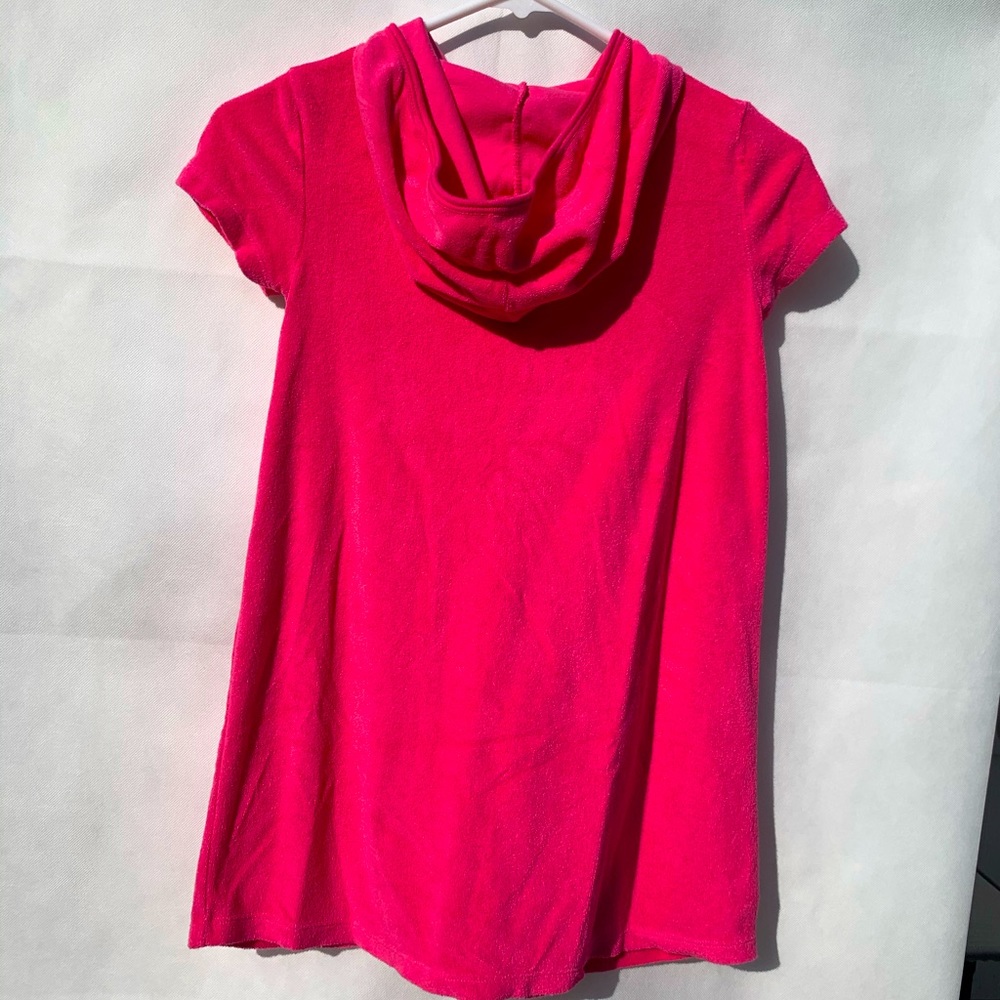 Girls Medium Zippered Swim Coverup with Pockets